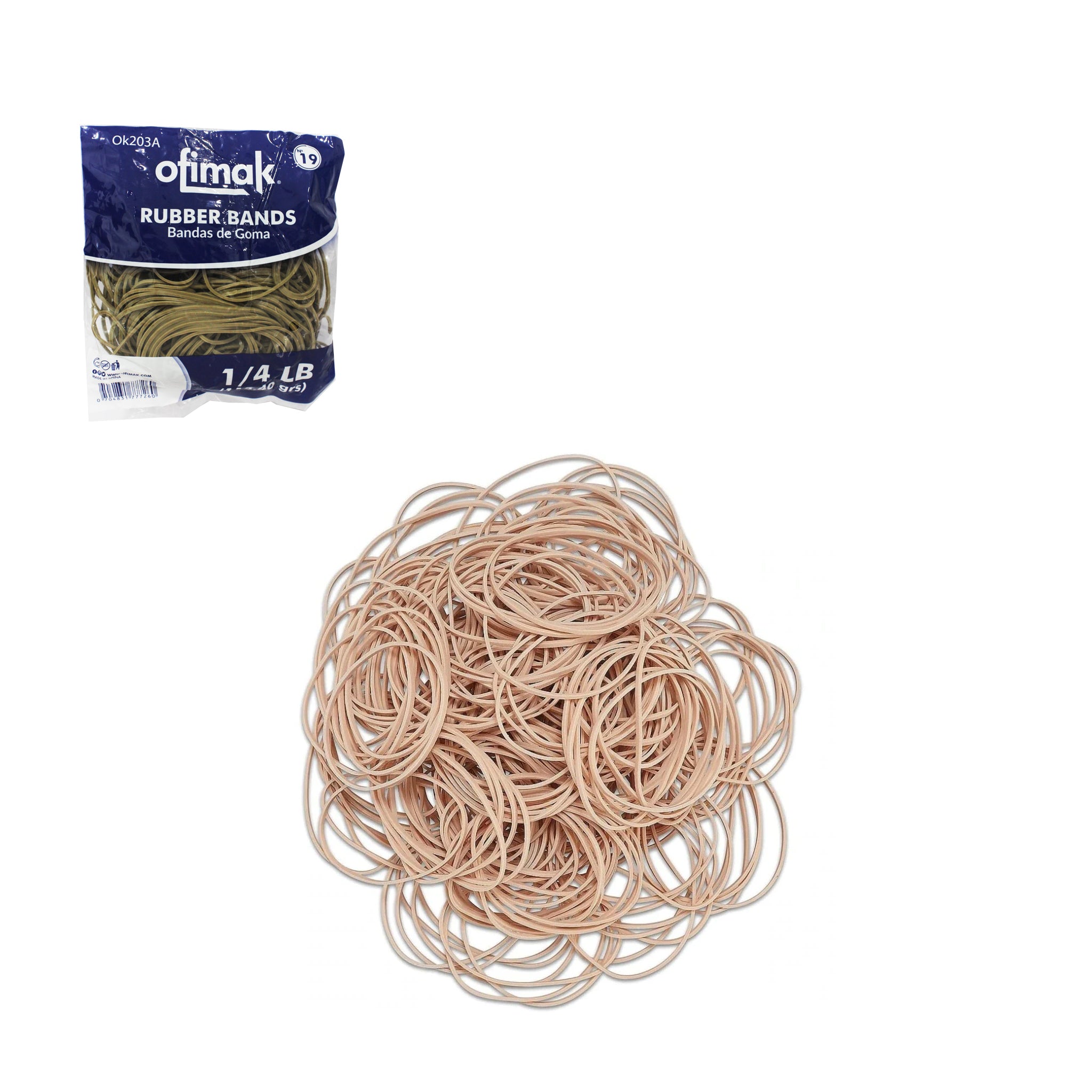 Bandas De Goma #19 1/4L